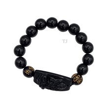 Cargar imagen en el visor de la galería, Powdered Black Onyx Bracelet
