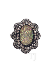 Load image into Gallery viewer, Druzy Ring in sterling silver
