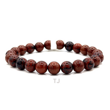 将图片加载到图库查看器，Mahogany Obsidian gemstone bracelet
