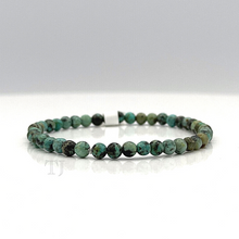 Загрузить изображение в средство просмотра галереи, African Turquoise 4 mm bead size bracelet
