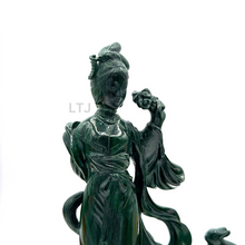 将图片加载到图库查看器，Malachite carved sculpture (20th Century)
