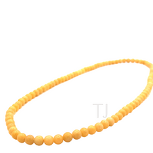 Load image into Gallery viewer, Yellow Jade 8mm beads Necklace
