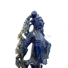 将图片加载到图库查看器，Lapis Lazuli Sculpture 
