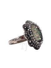 Load image into Gallery viewer, Druzy Ring in sterling silver
