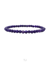 Load image into Gallery viewer, Charoite bead bracelet
