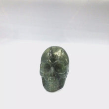 Load and play video in Gallery viewer, Prehnite Skull Head
