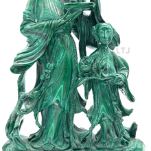 Загрузить изображение в средство просмотра галереи, Malachite sculpture from 20th century
