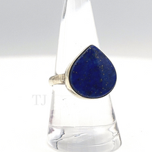 Load image into Gallery viewer, Pear shaped lapis lazuli ring
