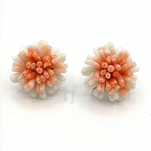 Load image into Gallery viewer, Italy Coral Angel Skin earrings
