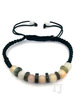 Load image into Gallery viewer, Jadeite burmese jade adjustable bracelet
