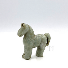 Load image into Gallery viewer, Burmese Jadeite Horse Figurine
