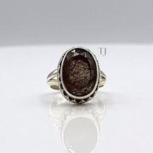 将图片加载到图库查看器，Rutilated Quartz Antique Ring in Sterling Silver
