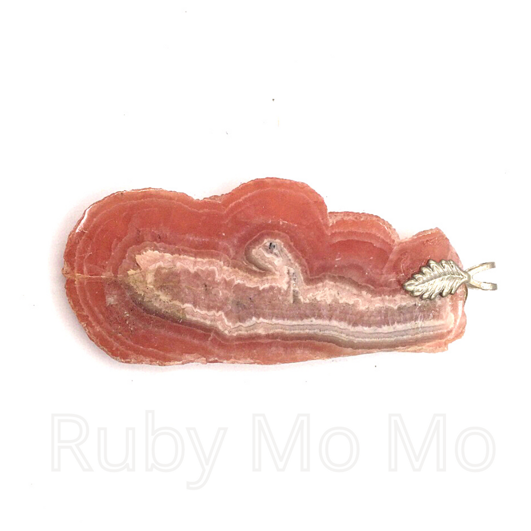 Rhodochrosite pendant (AAA)