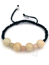 Load image into Gallery viewer, Burmese Jade Adjustable Bead Bracelet 
