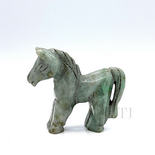 将图片加载到图库查看器，Burmese Jadeite Horse Figurine
