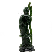 将图片加载到图库查看器，Spinach Jade Sculpture 
