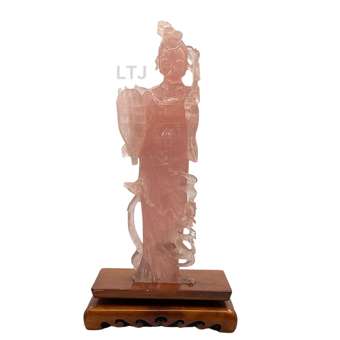 Rose Quartz sculpture from Qing Dynasty