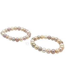 Load image into Gallery viewer, Mixed Pearl Stretchy bracelet &amp; Black Pearl Stretchy Bracelet
