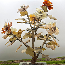 Cargar imagen en el visor de la galería, Semi-precious gemstones tree (carnelian, rose quartz and jade)
