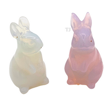 Load image into Gallery viewer, Opalite rabbit figurine
