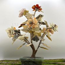 Загрузить изображение в средство просмотра галереи, Gemstone Tree ( carnelian, jade and rose quartz)
