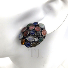 Load image into Gallery viewer, Multi-gemstones Set in Sterling Silver
