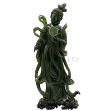 Load image into Gallery viewer, Spinach Jade Carving 
