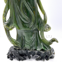 Load image into Gallery viewer, Spinach Jade Carving 
