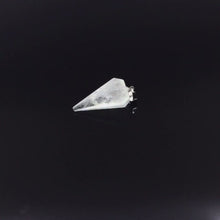 Load and play video in Gallery viewer, Clear Quartz Pendulum (Large)
