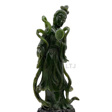 Load image into Gallery viewer, Spinach Jade Carving 
