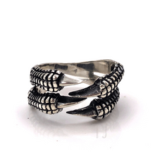 Load image into Gallery viewer, Crow&#39;s Claw Sterling silver ring
