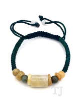 Cargar imagen en el visor de la galería, Burmese Jade adjustable bracelet
