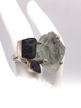 Cargar imagen en el visor de la galería, Multi stones ring in sterling silver
