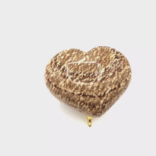 Load and play video in Gallery viewer, Jasper Heart Cabochon
