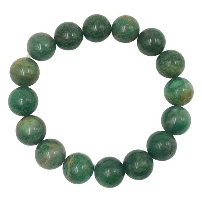 sky view of African jade bracelet (10 mm)