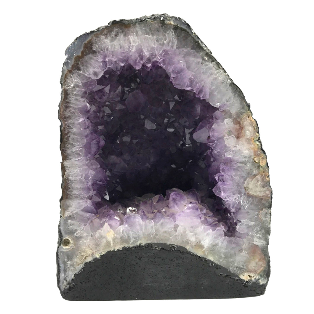 Front View of Amethyst Geode