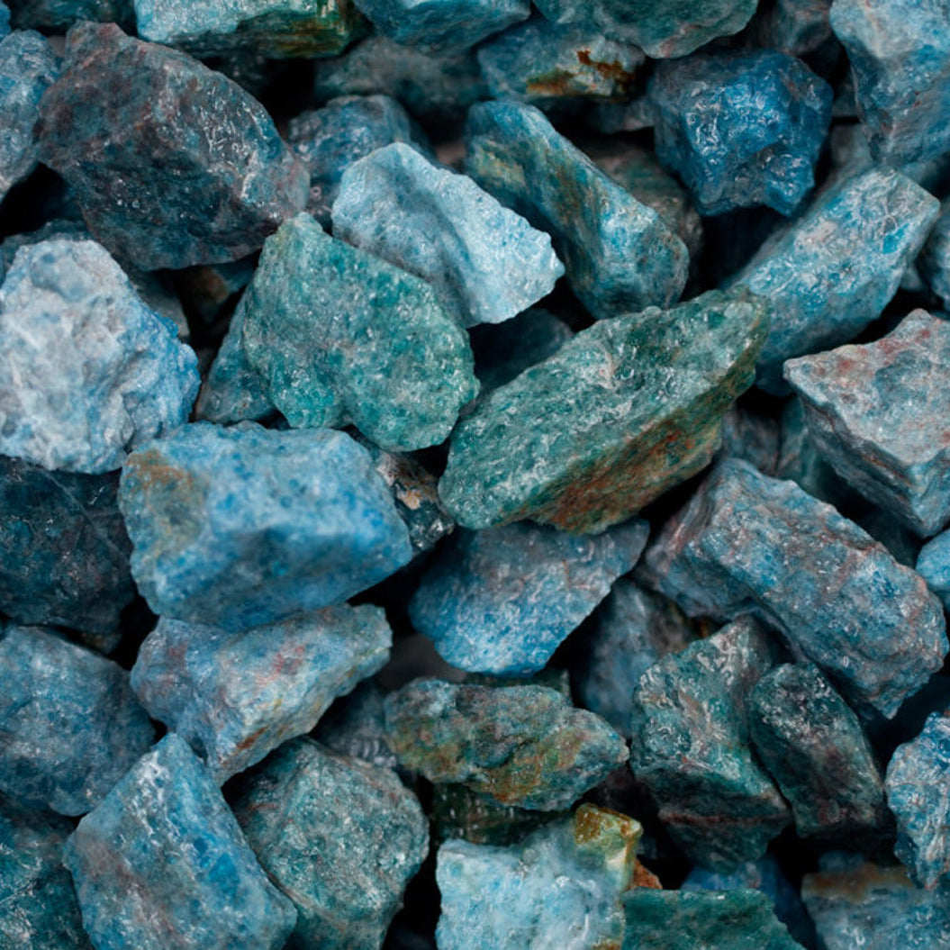 Blue Apatite Rough Stones