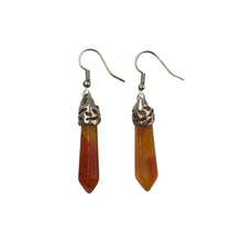 Load image into Gallery viewer, Carnelian Point Earrings
