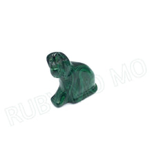 Загрузить изображение в средство просмотра галереи, Hand-Carved Malachite Dog &amp; Cat Figurine
