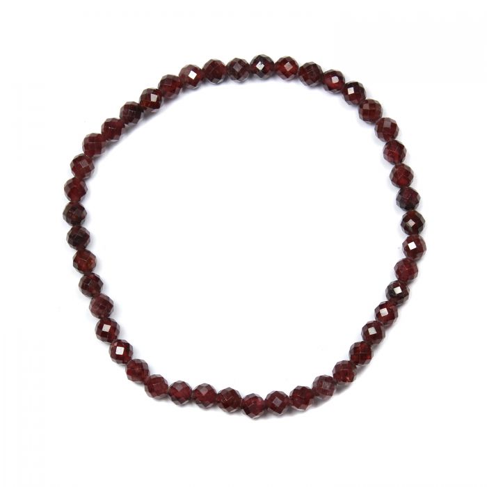 Garnet Faceted Bracelet A Quality