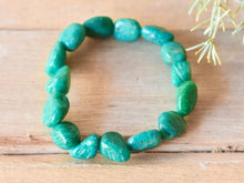 Load image into Gallery viewer, Green Amazonite Bracelet (Nuggets )
