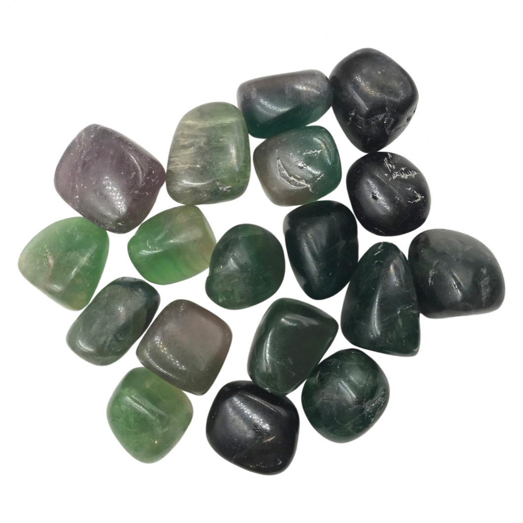 Green Fluorite Tumbled