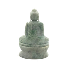 将图片加载到图库查看器，手工雕刻缅甸绿玉佛像
