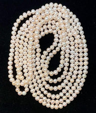 将图片加载到图库查看器，Round Pearl Long Necklace
