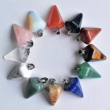 将图片加载到图库查看器，A bunch of Gemstones Pendulum Pendants
