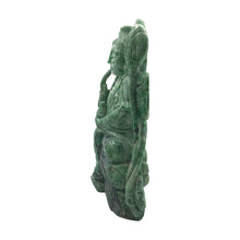 Загрузить изображение в средство просмотра галереи, Hand-Carved Burmese Green Jade Quan Yin Statue
