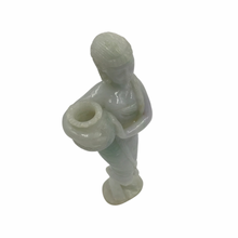 Load image into Gallery viewer, Hand-Carved Burmese Country Girl Jade Statue
