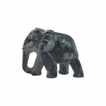 Load image into Gallery viewer, Hand-Carved Burmese Jade Elephant Figurines
