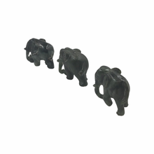 Load image into Gallery viewer, Hand-Carved Burmese Jade Elephant Figurines
