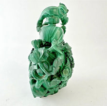 Load image into Gallery viewer, Nature&#39;s Serenity: A Malachite Vessel of an Old Man
